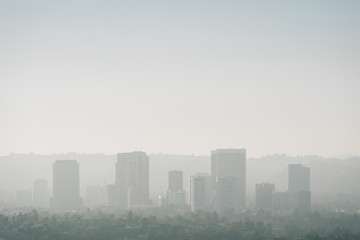 View from Baldwin Hills Scenic Overlook, in Los Angeles, California