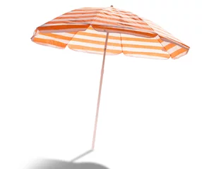 Foto op Canvas umbrella isolated on white background © Unclesam