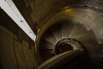 Fototapeta premium spiral staircase
