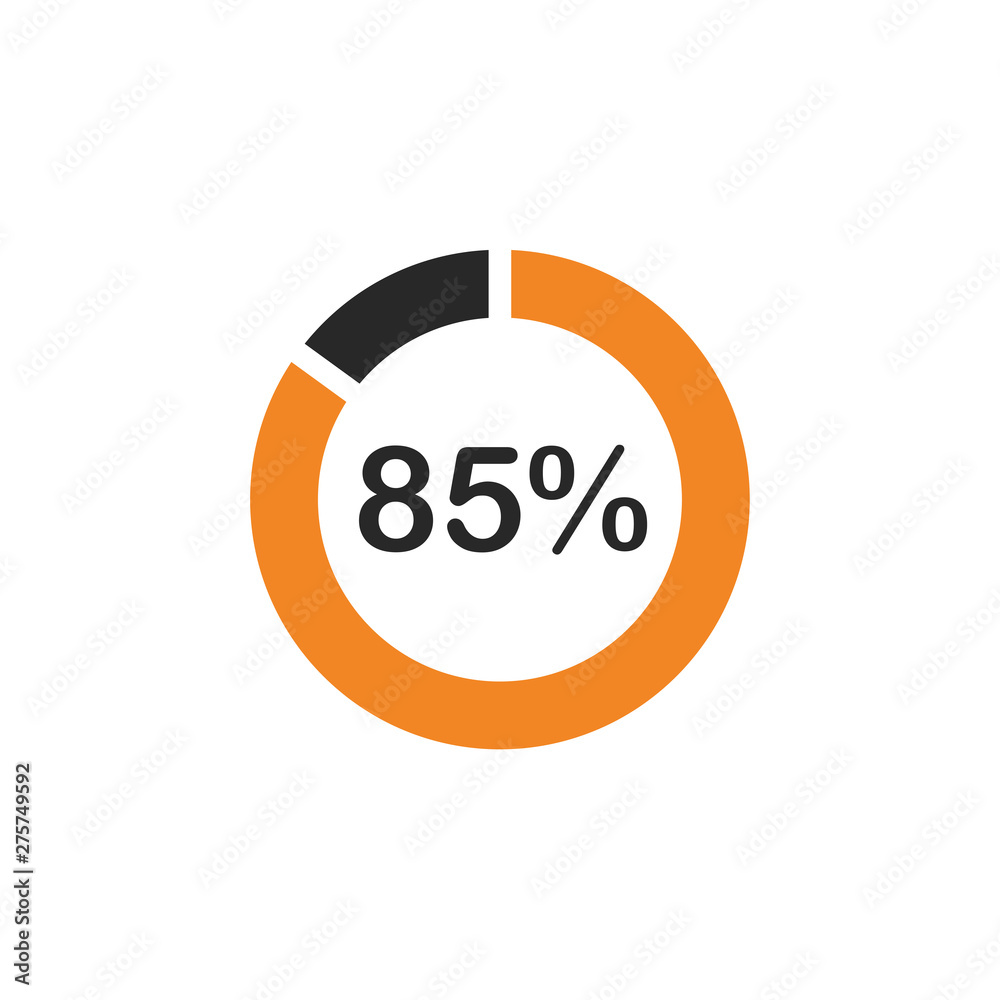 Poster percentage icon template black color editable. discount symbol vector sign isolated on white backgro