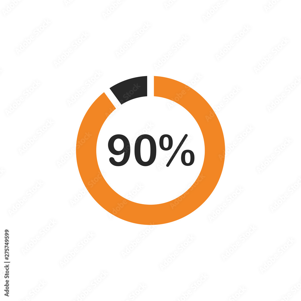 Poster percentage icon template black color editable. discount symbol vector sign isolated on white backgro