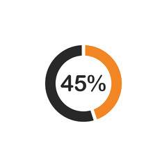 Percentage icon template black color editable. Discount symbol vector sign isolated on white background. Simple logo vector illustration for graphic and web design.