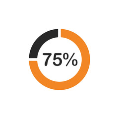 Percentage icon template black color editable. Discount symbol vector sign isolated on white background. Simple logo vector illustration for graphic and web design.