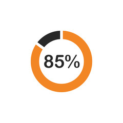 Percentage icon template black color editable. Discount symbol vector sign isolated on white background. Simple logo vector illustration for graphic and web design.