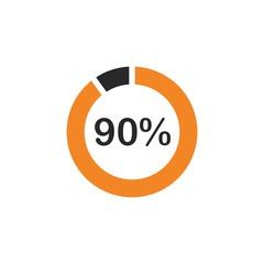 Percentage icon template black color editable. Discount symbol vector sign isolated on white background. Simple logo vector illustration for graphic and web design.