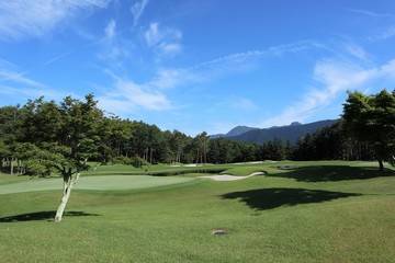 初夏のゴルフ場