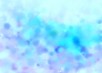 Clean blue watercolor splash abstract pattern.