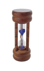 Hourglass isolated on white background