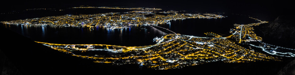 Tromso Norway panoramic view 