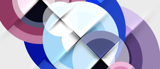 Obraz premium Geometric design abstract background - circles