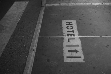 Fototapeta premium no parking sign on the road