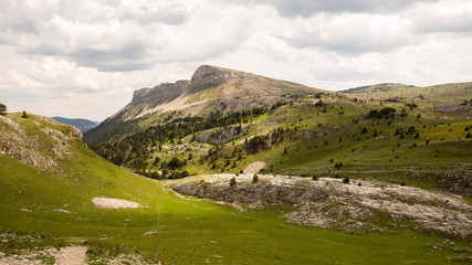 mountain landscape taken in France in the Vercors
