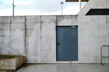 door and wall