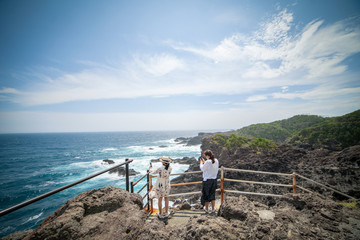 Irouzaki ocean park scenic view, Minamiizu, Izu Peninsula, Shizuoka, Japan