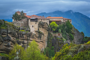 Obraz premium Wielki Klasztor Meteorów w Meteory
