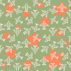 Plane seamless pattern