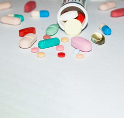 pharmaceutical pills on the table