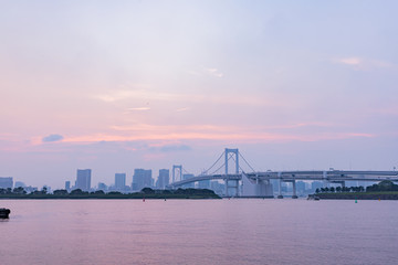 お台場の夕景