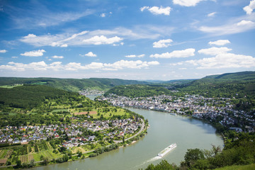 Fototapeta premium Rhine river, Germany