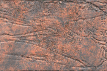 3D rendering- metal iron destroyed