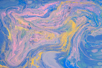 Liquid acrylic- fluid art