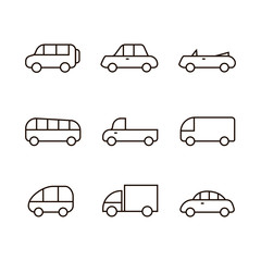 Cars set illustration