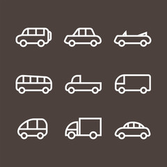 Cars set illustration