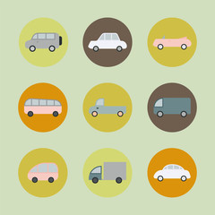 Cars set illustration