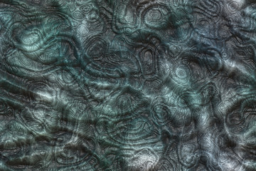 3D rendering- copper metal destroyed. Background bronze