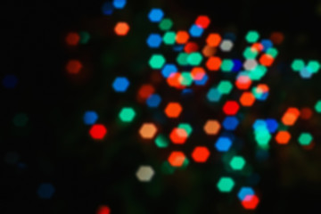 Bokeh blurry- beautiful spark