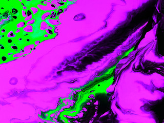 Obraz premium Pink and yellow green creative abstract painting background.