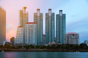 Obraz premium skyscrapers in Bangkok Thailand