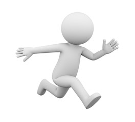 Runner 3D Illustration