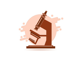 Abstract microscope background with the study of bacteria, molecules, substances. Science, education, chemistry, experiment, laboratory concept.
