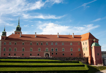 Zamek Królewski w Warszawie - widok z wieży kościoła Świętej Anny