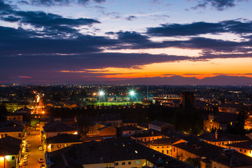 The town of Castelfranco Veneto