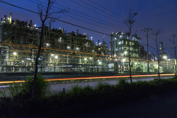 Fototapeta na wymiar 川崎の工場地帯