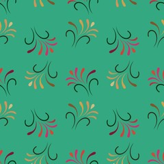 Abstract colorful line seamless pattern. Fashion graphic color background design. Modern stylish abstract texture. Colorful template for prints, textile, wrapping, business, etc. Vector illustration.