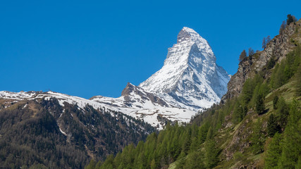 Matterhorn mountain at Zermatt, Switzerland