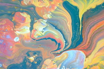 Colorful fluid art, abstract acrylic background,  abstract fluid acrylic painting