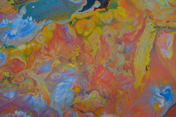 Colorful fluid art, abstract acrylic background,  abstract fluid acrylic painting