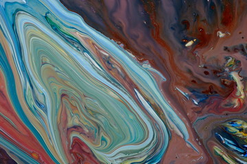 Fototapeta na wymiar Colorful fluid art, abstract acrylic background, abstract fluid acrylic painting