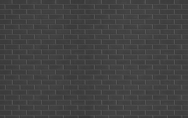 black brick tile wall or ceramic subway texture for background