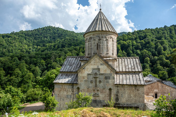 Haghartsin Monastery , Dilijan Armenia . Church . Beautiful view.