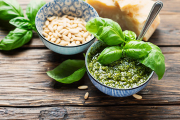 Typical Italian pesto