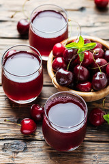 Summer cherry juice