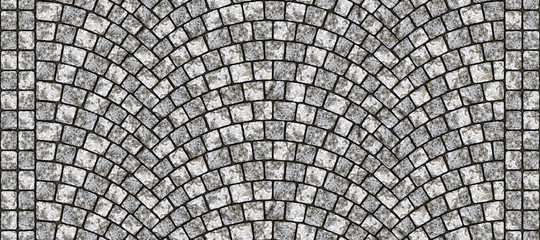 Road curved cobblestone texture 104
