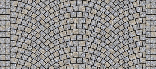 Road curved cobblestone texture 107