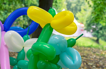 Balloons for twisting and modeling various figures. Long balloons for twisting.