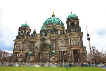 view of Berlin Cathedral (Berliner Dom) in Berlin, Germany  © Iliya Mitskavets